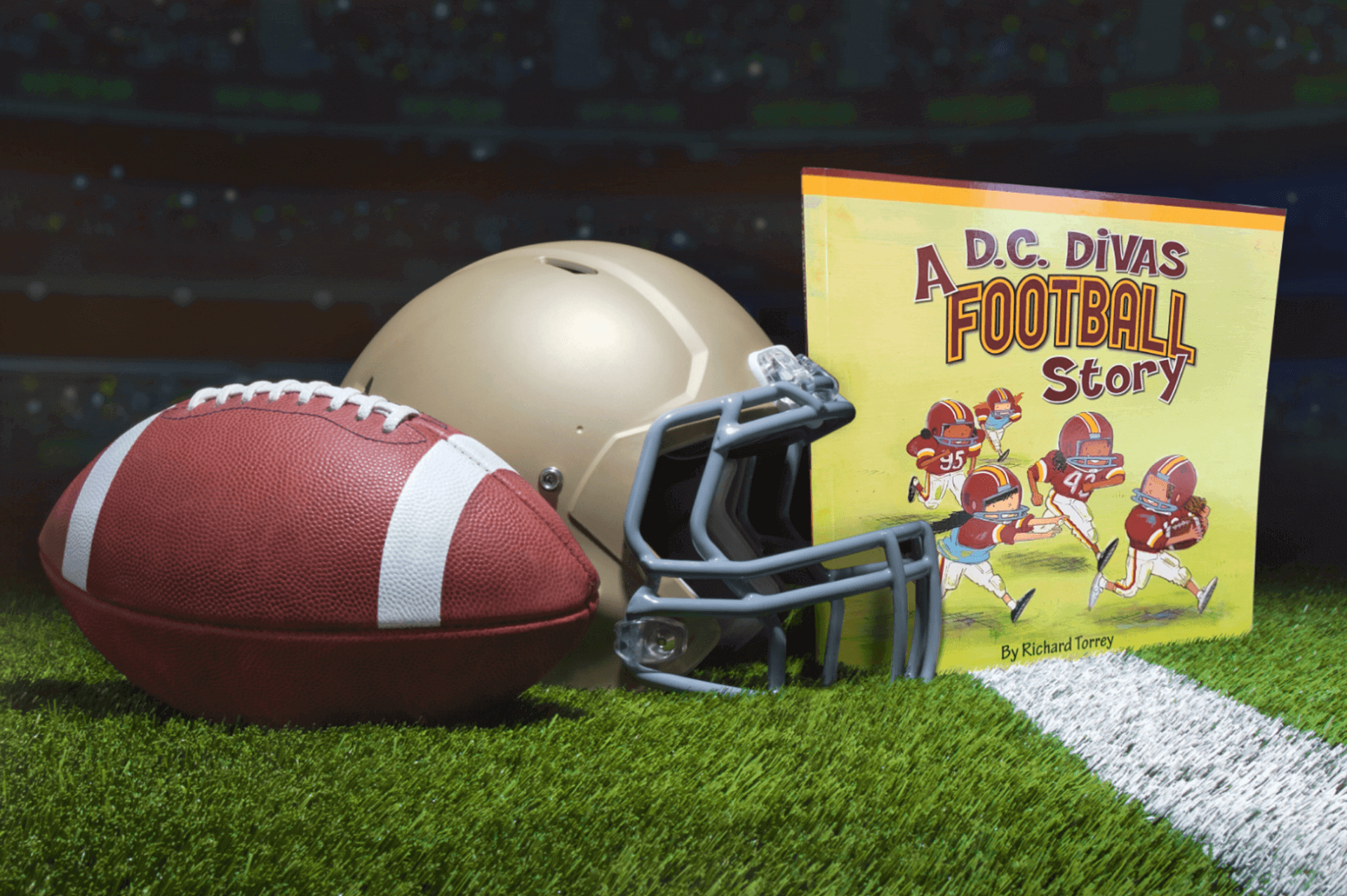 A D.C. Divas Football Story book in large image