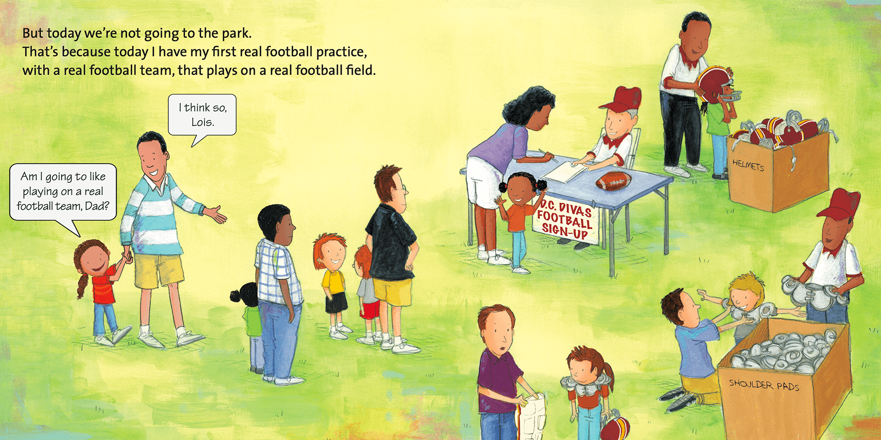 Inside image of Lois' book